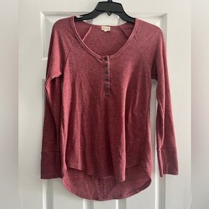 Faded Red Henley top